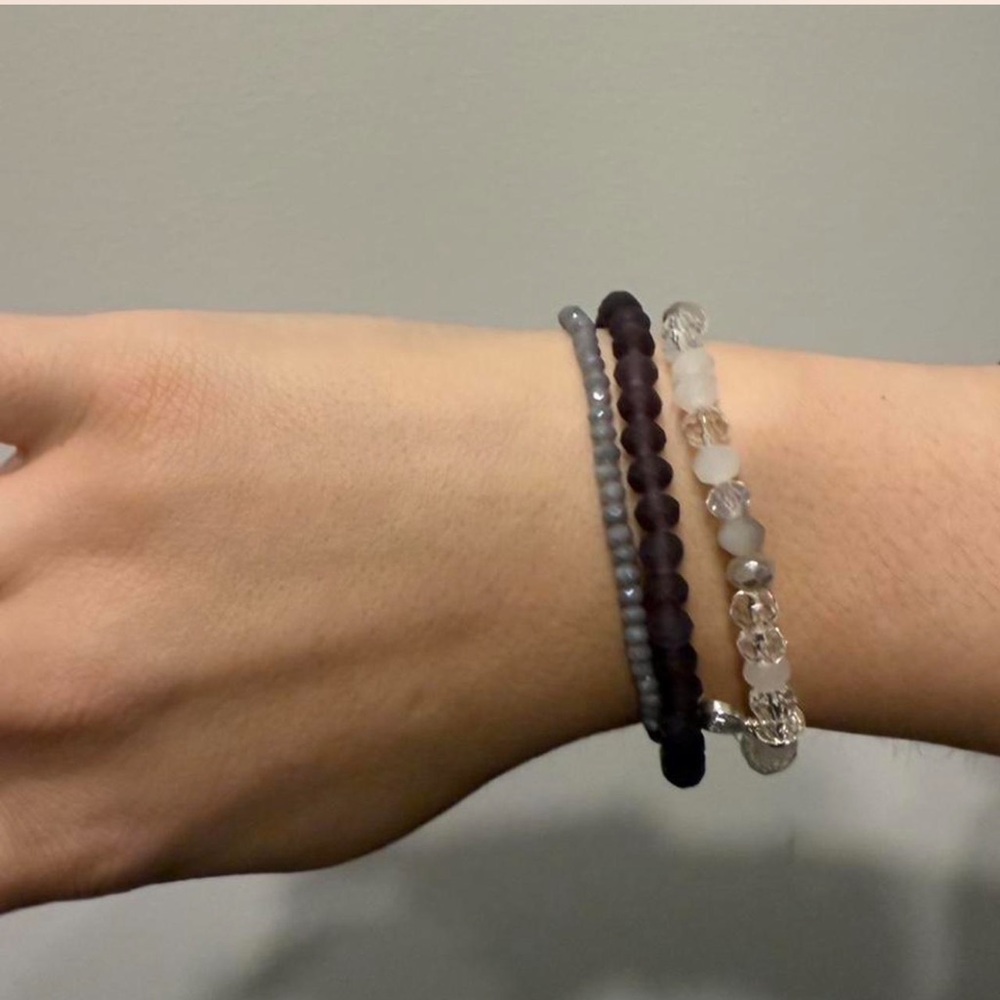 Elegant Multi-Color Beaded Bracelet Set